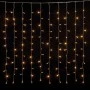 360 LED Bulbs Warm White Expandable, Curtain, Transparent Power Cable 2m x 200cm TnS