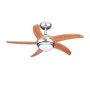 Ανεμιστήρας Οροφής PRCF-80285 Primo 44'' 110εκ. Με Τηλεχειριστήριο 1Φως 5Φτερά Κερασί