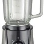 Μπλέντερ με Γυάλινη Κανάτα 1.5lt 650Watt Inox Human HU1011