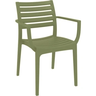 ARTEMIS OLIVE GREEN ΠΟΛΥΘΡΟΝΑ ΠΟΛ/ΝΙΟΥ 58X58X83.5εκ.
