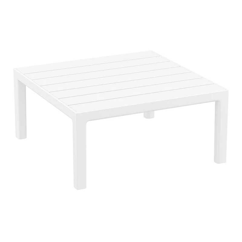PORTOFINO LOUNGE ΤΡΑΠΕΖΙ WHITE 70X70X33εκ. ΠΟΛ/ΝΙΟΥ