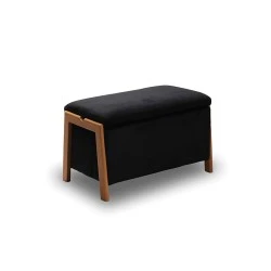 DALI ΣΚΑΜΠΟ VELVET BLACK ΜΕ ΑΠΟΘ. ΧΩΡΟ 75X42X44εκ. DALI ΣΚΑΜΠΟ VELVET BLACK ΜΕ ΑΠΟΘ. ΧΩΡΟ 75X42X44εκ.
