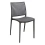PAOLINA DARK GREY ΚΑΡΕΚΛΑ ΠΟΛ/ΝΙΟΥ 42Χ48Χ79εκ.