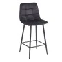 NORA BLACK VELVET ΥΦΑΣΜΑ 65εκ. ΣΚΑΜΠΟ ΜΕΤΑΛΛΙΚΟ 45X41X65-99εκ.