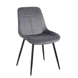 TEREA GREY VELVET ΥΦΑΣΜΑ ΚΑΡΕΚΛΑ ΜΕΤΑΛΛΙΚΗ 51X58X87εκ. TEREA GREY VELVET ΥΦΑΣΜΑ ΚΑΡΕΚΛΑ ΜΕΤΑΛΛΙΚΗ 51X58X87εκ.
