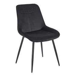 TEREA BLACK VELVET ΥΦΑΣΜΑ ΚΑΡΕΚΛΑ ΜΕΤΑΛΛΙΚΗ 51X58X87εκ. TEREA BLACK VELVET ΥΦΑΣΜΑ ΚΑΡΕΚΛΑ ΜΕΤΑΛΛΙΚΗ 51X58X87εκ.