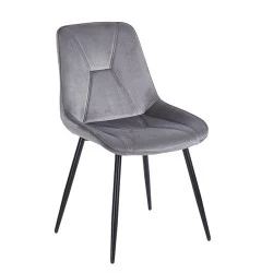 SILVIA GREY VELVET ΥΦΑΣΜΑ ΚΑΡΕΚΛΑ ΜΕΤΑΛΛΙΚΗ 51X58X87εκ. SILVIA GREY VELVET ΥΦΑΣΜΑ ΚΑΡΕΚΛΑ ΜΕΤΑΛΛΙΚΗ 51X58X87εκ.