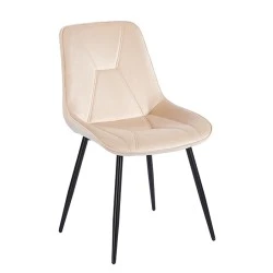SILVIA BEIGE VELVET ΥΦΑΣΜΑ ΚΑΡΕΚΛΑ ΜΕΤΑΛΛΙΚΗ 51X58X87εκ. SILVIA BEIGE VELVET ΥΦΑΣΜΑ ΚΑΡΕΚΛΑ ΜΕΤΑΛΛΙΚΗ 51X58X87εκ.