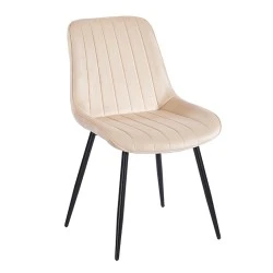 BONY BEIGE VELVET ΥΦΑΣΜΑ ΚΑΡΕΚΛΑ ΜΕΤΑΛΛΙΚΗ 51X58X87εκ. BONY BEIGE VELVET ΥΦΑΣΜΑ ΚΑΡΕΚΛΑ ΜΕΤΑΛΛΙΚΗ 51X58X87εκ.