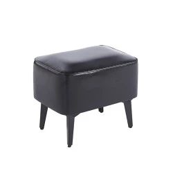SAMI BLACK PU ΣΚΑΜΠΟ 40X30X34εκ. SAMI BLACK PU ΣΚΑΜΠΟ 40X30X34εκ.