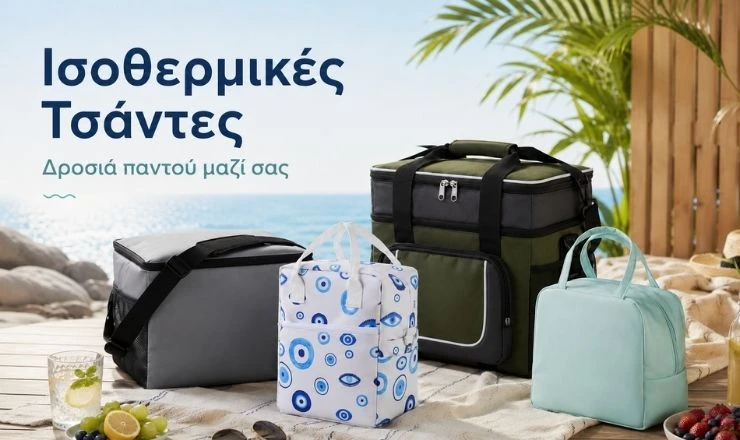 Ισοθερμικές τσάντες για παραλία, εκδρομές και καλοκαιρινές εξόδους