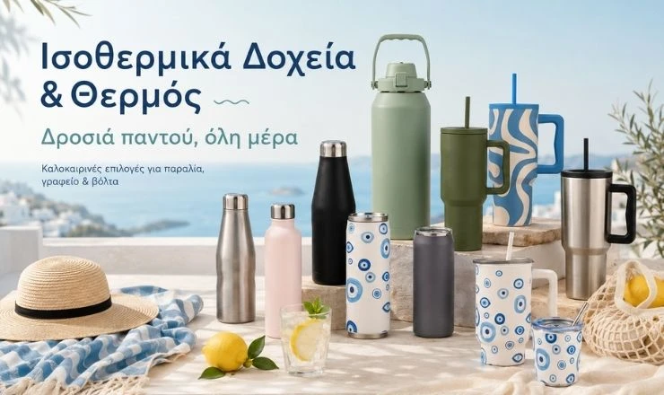 Ισοθερμικές τσάντες για δροσερά τρόφιμα και ροφήματα στην παραλία