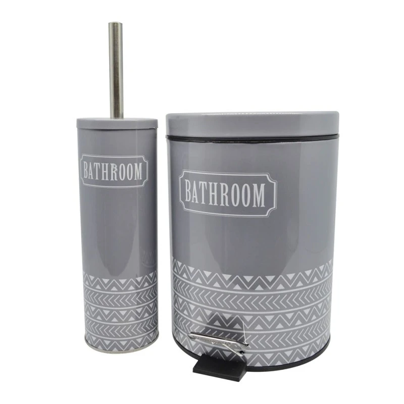 ΠΙΓΚΑΛ ΒΟΥΡΤΣΑΚΙ INOX ΓΚΡΙ BATHROOM 9,5x40 εκ. ANKOR