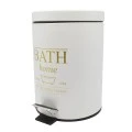 ΚΑΛΑΘΙ ΜΠΑΝΙΟΥ 5lt INOX ΛΕΥΚΟ ΜΕ ΧΡΥΣΟ BATH ANKOR