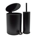 ΚΑΛΑΘΙ ΜΠΑΝΙΟΥ 5lt INOX ΜΑΥΡΟ SOFT CLOSE ANKOR