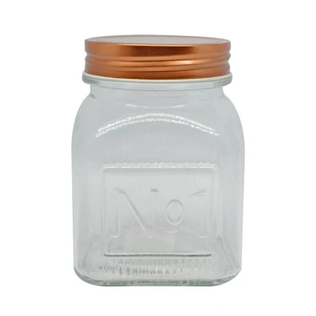 ΒΑΖΟ ΓΥΑΛΙΝΟ ΜΕ ROSE GOLD ΜΕΤΑΛΛΙΚΟ ΚΑΠΑΚΙ 700ml ANKOR