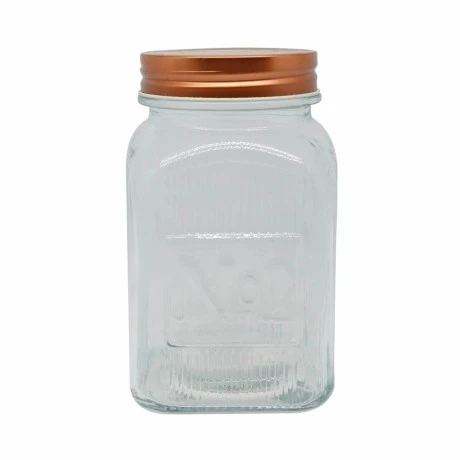 ΒΑΖΟ ΓΥΑΛΙΝΟ ΜΕ ROSE GOLD ΜΕΤΑΛΛΙΚΟ ΚΑΠΑΚΙ 1000ml ANKOR