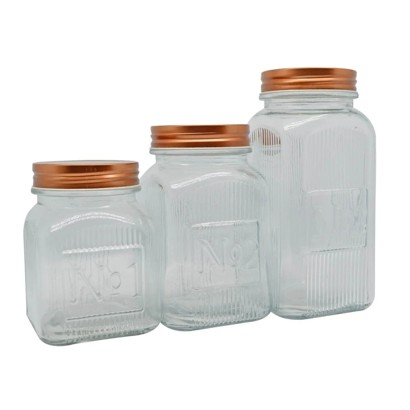 ΒΑΖΟ ΓΥΑΛΙΝΟ ΜΕ ROSE GOLD ΜΕΤΑΛΛΙΚΟ ΚΑΠΑΚΙ 1000ml ANKOR