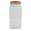 ΒΑΖΟ ΓΥΑΛΙΝΟ ΜΕ ROSE GOLD ΜΕΤΑΛΛΙΚΟ ΚΑΠΑΚΙ 1500ml ANKOR