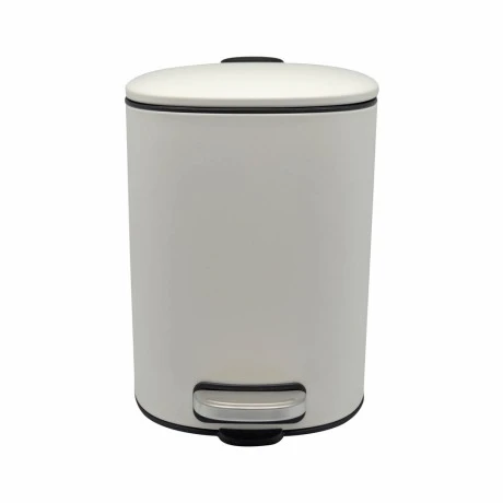 ΚΑΛΑΘΙ ΜΠΑΝΙΟΥ 5lt INOX ΤΕΤΡΑΓΩΝΟ ΚΡΕΜ ΜΑΤ SOFT CLOSE ANKOR