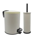 ΚΑΛΑΘΙ ΜΠΑΝΙΟΥ 5lt INOX ΑΝΑΓΛΥΦΟ ΓΚΡΙ ΜΕ ΚΙΤΡΙΝΟ ΜΑΤ ΧΡΩΜΑ ANKOR