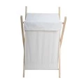 ΚΑΛΑΘΙ ΑΠΛΥΤΩΝ ΞΥΛΙΝΟ ΜΕ ΛΕΥΚΟ ΣΑΚΟ 55lt 42x42x70εκ. ANKOR