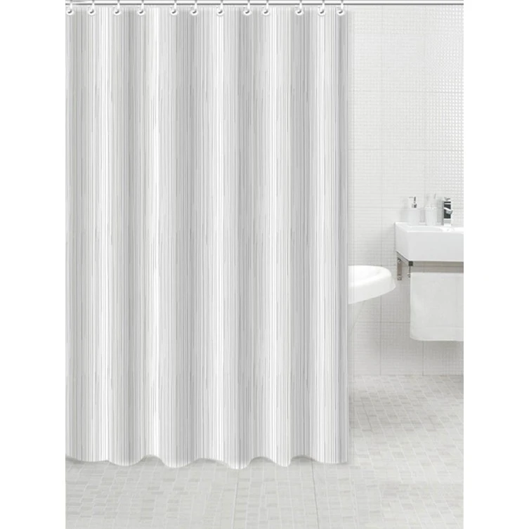 ΚΟΥΡΤΙΝΑ ΠΟΛΥΕΣΤΕΡΙΚΗ 180x200εκ 90gsm ΜΕ 12 ΚΡΙΚΟΥΣ ΓΚΡΙ ΡΙΓΕΣ ANKOR