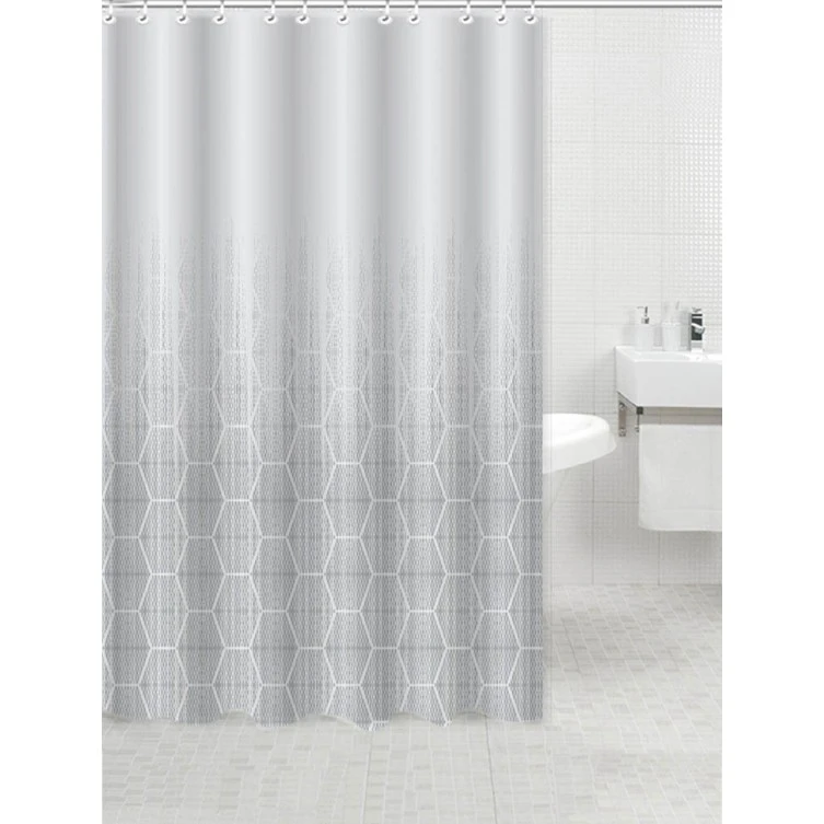 ΚΟΥΡΤΙΝΑ ΠΟΛΥΕΣΤΕΡΙΚΗ 180x180εκ 90gsm ΜΕ 12 ΚΡΙΚΟΥΣ ΓΚΡΙ ΝΤΕΓΚΡΑΝΤΕ ANKOR