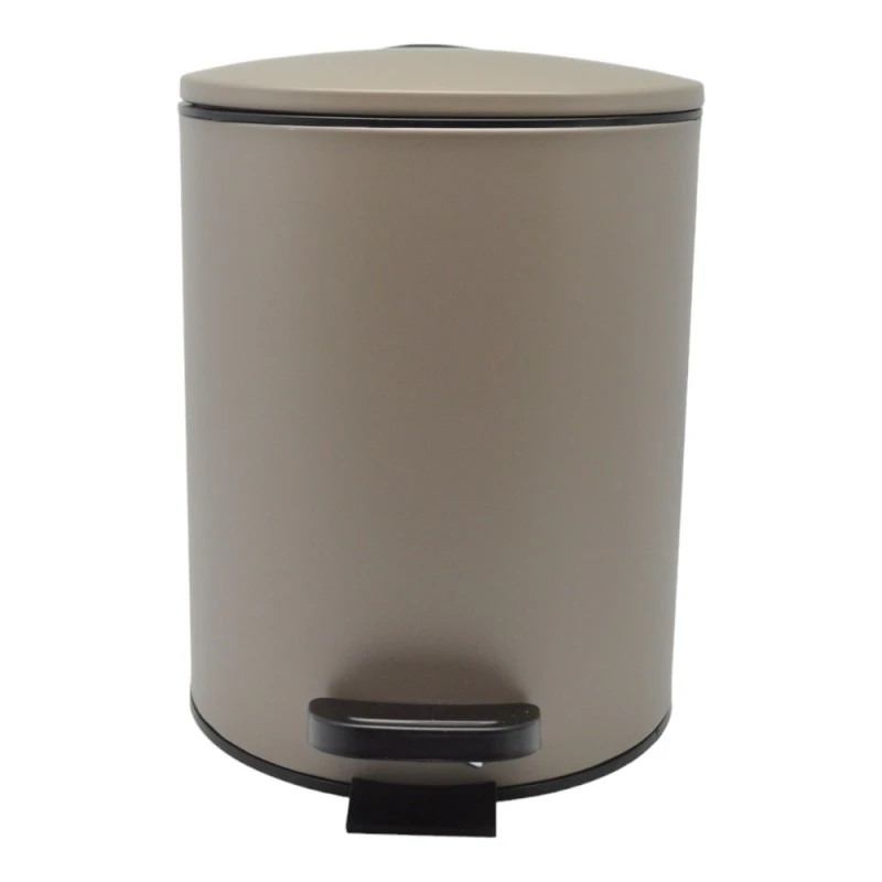 ΚΑΛΑΘΙ ΜΠΑΝΙΟΥ 5lt INOX ΜΠΕΖ ΓΚΡΙ ΜΑΤ SOFT CLOSE ANKOR