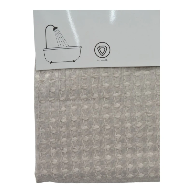 ΚΟΥΡΤΙΝΑ ΠΟΛΥΕΣΤΕΡΙΚΗ 180x180εκ 115gsm ΜΕ 12 ΚΡΙΚΟΥΣ ΣΕ ΜΠΕΖ ΧΡΩΜΑ ANKOR