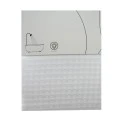 ΚΟΥΡΤΙΝΑ ΠΟΛΥΕΣΤΕΡΙΚΗ 180x200εκ 115gsm ΜΕ 12 ΚΡΙΚΟΥΣ ΣΕ ΑΣΠΡΟ ΧΡΩΜΑ ANKOR