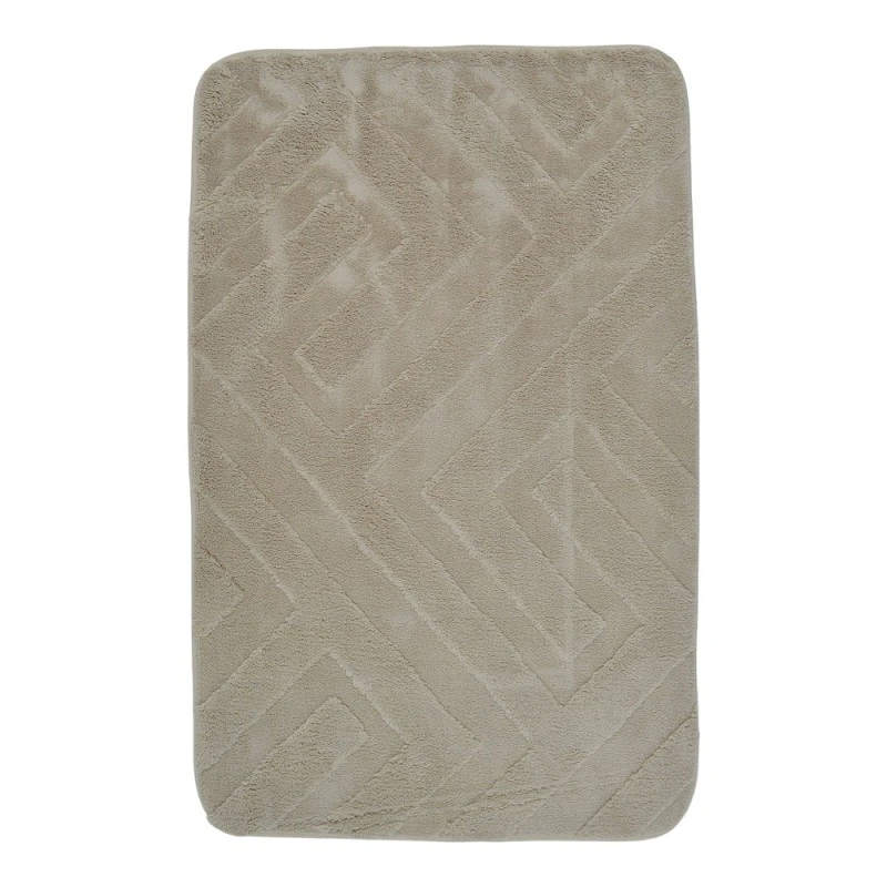 ΠΑΤΑΚΙ ΜΠΑΝΙΟΥ MEMORY FOAM ΜΠΕΖ ΧΡΩΜΑ ΜΕ PVC 50x80εκ.ANKOR