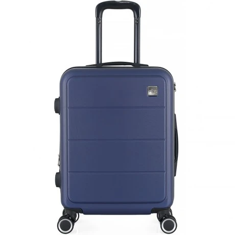 ΒΑΛΙΤΣΑ ΚΑΜΠΙΝΑΣ ANKOR ABS 37x27x55εκ. ΜΕ ΕΠΕΚΤΑΣΗ ΚΑΙ 4 ΡΟΔΕΣ ΜΠΛΕ