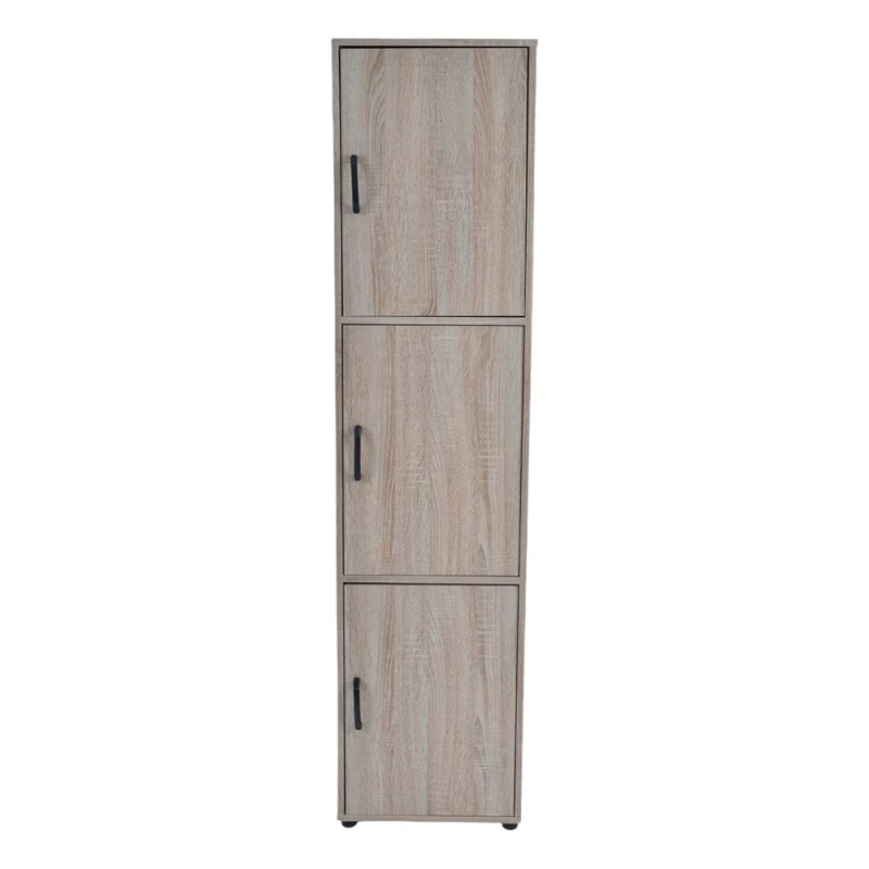 ΝΤΟΥΛΑΠΙ ΞΥΛΙΝΟ ΜΕ ΡΑΦΙΑ ΣΕ ΦΥΣΙΚΟ ΧΡΩΜΑ 40x30x166εκ. ANKOR