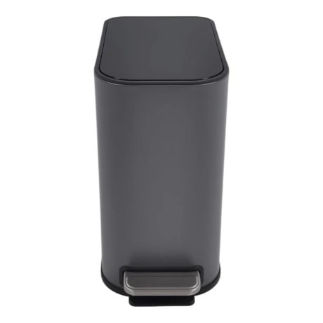 ΚΑΛΑΘΙ ΜΠΑΝΙΟΥ BELLO 5lt SOFT CLOSE SLIM  ΜΕΤΑΛΛΙΚΟ ΓΚΡΙ ΜΑΤ ANKOR