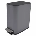 ΚΑΛΑΘΙ ΜΠΑΝΙΟΥ BELLO 5lt SOFT CLOSE SLIM  ΜΕΤΑΛΛΙΚΟ ΓΚΡΙ ΜΑΤ ANKOR