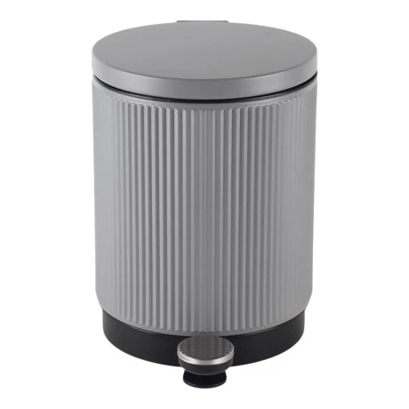 ΚΑΛΑΘΙ ΜΠΑΝΙΟΥ 5lt ΜΕΤΑΛΛΙΚΟΣ ΣΕ ΧΡΩΜΑ ΓΚΡΙ ΜΑΤ SOFT CLOSE ANKOR
