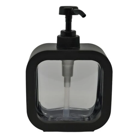 DISPENSER ΠΛΑΣΤΙΚΟ ΜΑΥΡΟ ΜΕ ΔΙΑΦΑΝΕΣ ΤΜΗΜΑ 12,8x5,8x17,1εκ.ANKOR