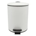 ΚΑΛΑΘΙ ΜΠΑΝΙΟΥ 5lt INOX ΑΣΠΡΟ ΜΑΤ SOFT CLOSE ANKOR