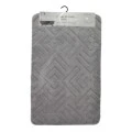 ΠΑΤΑΚΙ ΜΠΑΝΙΟΥ MEMORY FOAM ΣΕ ΓΚΡΙ ΧΡΩΜΑ ΜΕ PVC ΠΛΑΤΗ 50x80εκ.ANKOR