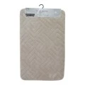 ΠΑΤΑΚΙ ΜΠΑΝΙΟΥ MEMORY FOAM ΣΕ ΜΠΕΖ ΧΡΩΜΑ ΜΕ PVC ΠΛΑΤΗ 50x80εκ.ANKOR