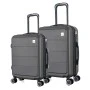 ΣΕΤ 2 ΒΑΛΙΤΣΕΣ ANKOR ABS 37x27x55εκ. ΚΑΙ 41x31x65εκ. ΜΕ ΕΠΕΚΤΑΣΗ ΚΑΙ 4 ΡΟΔΕΣ ΑΝΘΡΑΚΙ