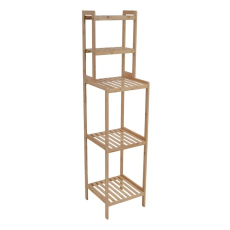 ΡΑΦΙΕΡΑ ΑΠΟ ΞΥΛΟ ΜΠΑΜΠOΥ ΜΕ 5 ΡΑΦΙΑ 30x30x127,5εκ. ANKOR