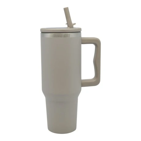 ΠΟΤΗΡΙ ΘΕΡΜΟΣ ΑΝΟΞΕΙΔΩΤΟ 1,2lt ΜΕ ΚΑΛΑΜΑΚΙ TAUPE 9,8x26εκ.ANKOR
