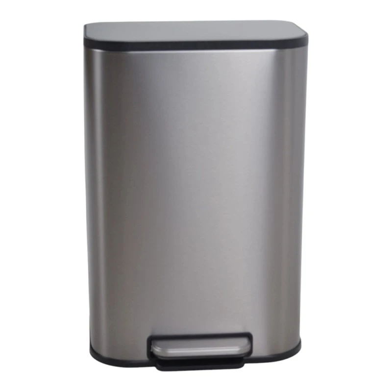ΚΑΔΟΣ ΑΠΟΡΡΙΜΑΤΩΝ SOUL 12L SOFT CLOSE FINGER PRINT PROOF INOX ΜΑΤ ANKOR