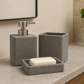 DISPENSER ΠΟΛΥΕΣΤΕΡΙΚΟ ΓΚΡΙ ΜΕ ΣΑΓΡΕ ΥΦΗ 8,5x5,7x16,2εκ.ANKOR