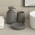 ΣΑΠΟΥΝΟΘΗΚΗ ΠΟΛΥΕΣΤΕΡΙΚΗ ΓΚΡΙ ΜΕ ΡΙΓΕΣ 12,9x9,1x2,3εκ.ANKOR
