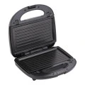 ΤΟΣΤΙΕΡΑ 2 ΣΕ 1 ΜΕ ΑΠΟΣΠΩΜΕΝΕΣ ΠΛΑΚΕΣ GRILL ΚΑΙ SANDWICH INOX ΜΕ ΜΑΥΡΟ ΧΡΩΜΑ 950W ANKOR