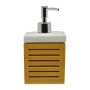 DISPENSER ΚΕΡΑΜΙΚΟ ΛΕΥΚΟ ΜΕ ΘΗΚΗ ΑΠΟ ΞΥΛΟ ΜΠΑΜΠΟY 10x6x19εκ.ANKOR