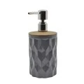 DISPENSER ΠΛΑΣΤΙΚΟ ΓΚΡΙ ΔΙΑΜΑΝΤΙ ΜΕ ΕΦΕ ΞΥΛΟΥ 8,5x9x18,8εκ. ANKOR